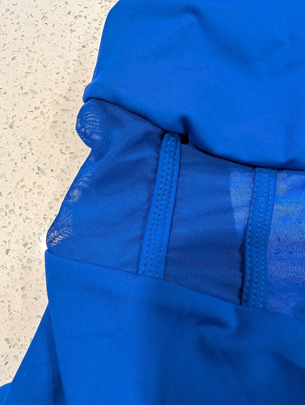 CHRISTMAS BLUE 5dancewear Five 5 YXL Extra Large Gymnastics Dance Leotard Xmas